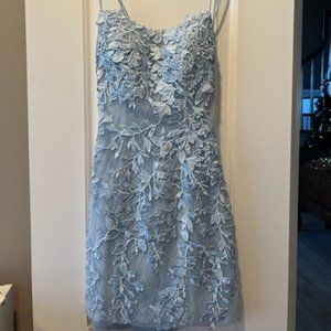 Sherri Hill Cocktail Dress Blue